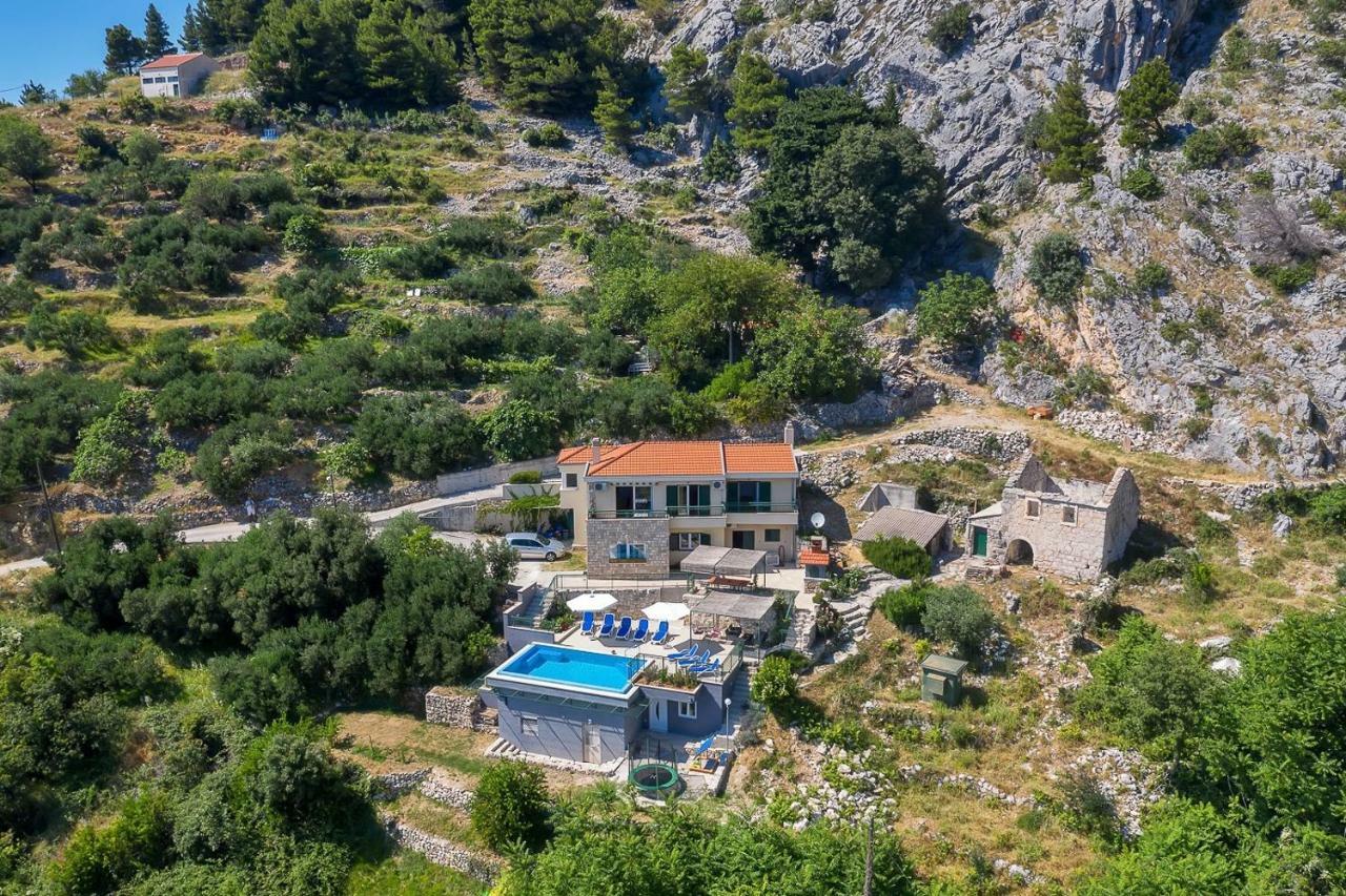 Villa Makar,Heated Pool,Gym,Grill,Seaview Makarska Eksteriør bilde