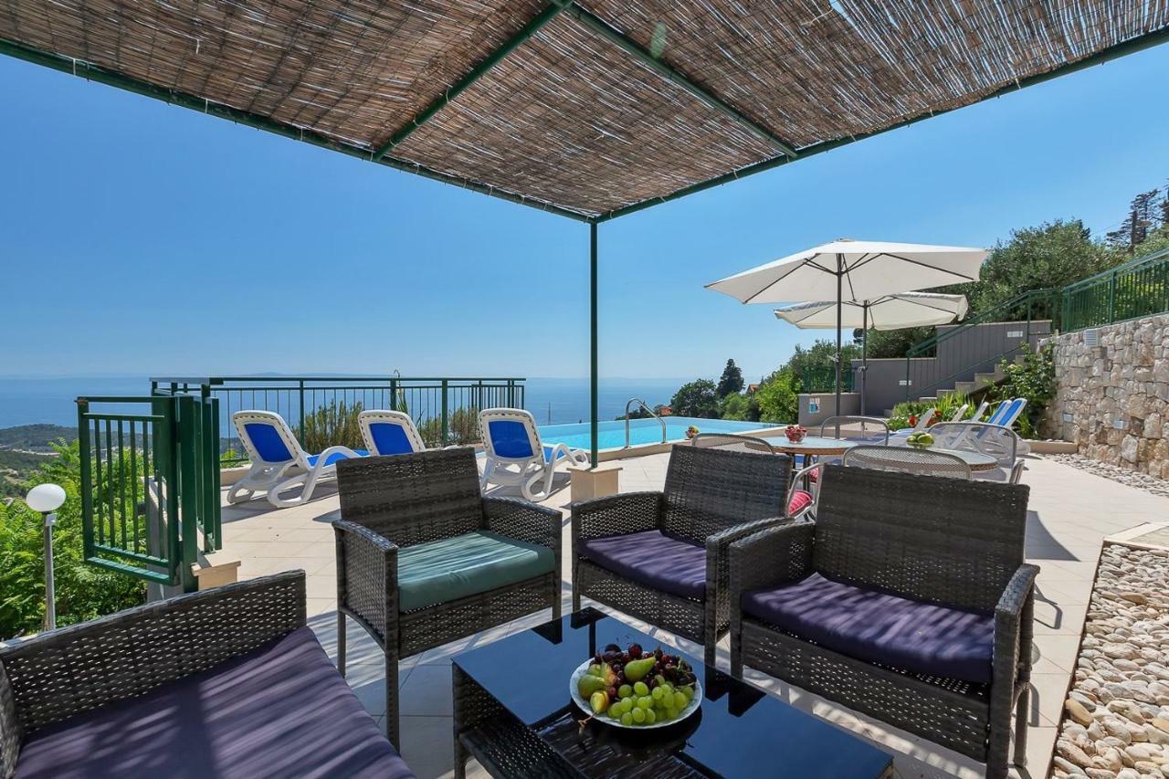 Villa Makar,Heated Pool,Gym,Grill,Seaview Makarska Eksteriør bilde