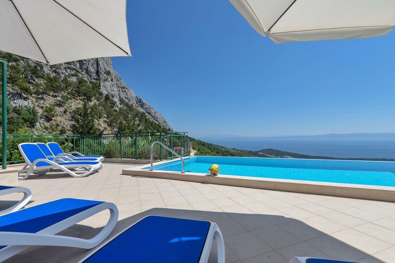 Villa Makar,Heated Pool,Gym,Grill,Seaview Makarska Eksteriør bilde