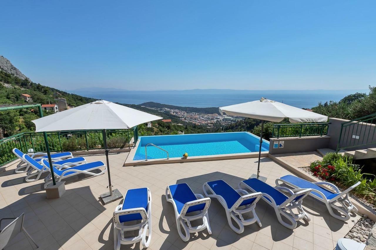 Villa Makar,Heated Pool,Gym,Grill,Seaview Makarska Eksteriør bilde