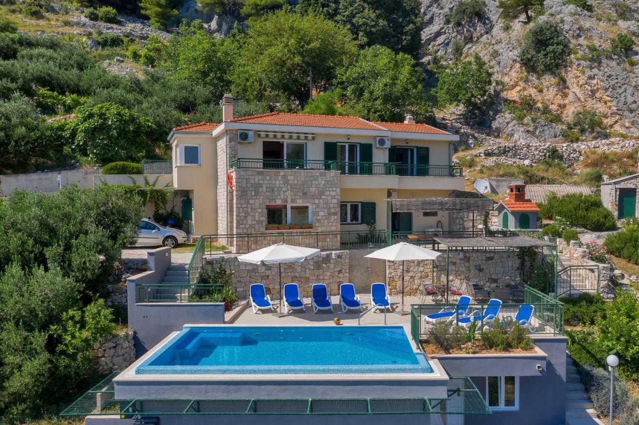 Villa Makar,Heated Pool,Gym,Grill,Seaview Makarska Eksteriør bilde